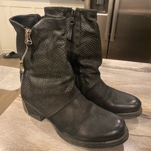 Miz Mooz Nugget Boots Black Size 40